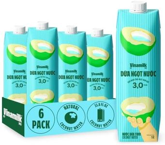Vinamilk Coconut Water 33.8 Fl Oz, Pack of 6, No Sugar Added