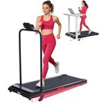 POTUPUS Walking Pad Treadmill with Incline, Portable Treadmills for Home Small Spaces, 3.0HP Electric Walking Treadmills with Handle Bar, Mini Treadmills for Exercising, 0.6-7.6MPH，160KG