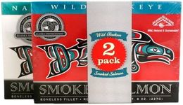 Alaska Smokehouse Smoked Salmon Duo Original, Sockeye, 16 Ounce