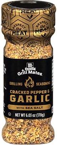 McCormick Grill Mates Cracked Pepper & Garlic Grilling Seasoning, 6.03 oz