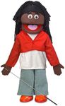 25" Sierra, Black Girl, Full Body, Ventriloquist Style Puppet