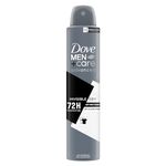 DOVE MEN + CARE Advanced Invisible Dry Antiperspirant Aerosol anti white marks deodorant for men with 1/4 moisturising cream for 72h sweat and odour protection 200 ml