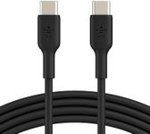 Belkin CAB003bt1MBK USB-C to USB-C Cable (USB-C Fast Charge Cable for Note10, S10, Pixel 4, iPad Pro and More) USB Type-C Fast Charging Cable, Black