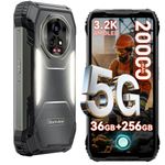 Blackview XPLORE 2 5G Rugged Smartphone(AI), 20000mAh 120W, Android 15, 36GB+256GB/2TB, 6.73" 3.2K HDR 120Hz AMOLED Display, Dual 50MP+20MP Night Vision, IP69K/eSIM/WiFi 6E/NFC/GPS/OTG Rugged Phone
