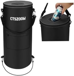 Boat Trash Can, 100% Leak-Proof & Odor-Control Lid, Fits 10-13 Gal Bags