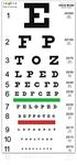 TRUSTY Snellen Eye Chart for Eye Exams at 10 Feet