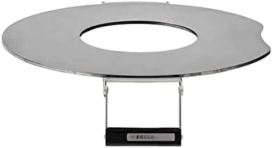 Breeo SearPlate Griddle X19 - Compatible with X Series 19 Smokeless Fire Pit - Outdoor Searing Grill - Durable Flat Top Griddle - Carbon Steel Searing Surface, USA Made - Live-Fire Cooking Accessory