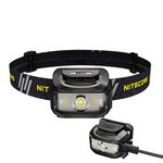 Nitecore NU35 Headlamp, Dual Power Source, Long Runtime, USB Rechargeable, Battery Included, Eco-Sensa Type-C USB charging cable included