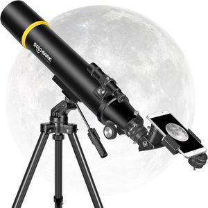 Portable 80mm Refractor Telescope – Compact Travel Scope