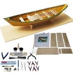 Lowell Grand Banks Dory Wooden Model Ship Kit with Tools 1:24 Scale