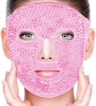 CONBELLA Cold Face Eye Masks Ice Face Mask Hot Cold Compress For Dark Circles, Puffiness, Migraines, Headache, Stress, Redness, Cooling Face Masks For Women Man, Skin Care