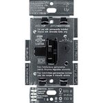 Lutron AYCL-153P-BL Ariadni Single Pole/3-Way CFL/LED Dimmer, Black, 150-watt