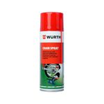 Wuerth Chain Lubricant - 500ml | High Pressure Resistant Motorcycle Bike Chain Lube Spray, O-Ring & X-Ring Safe, Anti-Rust, Water Resistant, Quick Dry Wax Film, Reduces Wear & Chain Noise