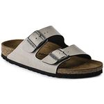 Birkenstock Arizona, Women’s Bout Ouvert, Gray (Pull Up Stone), 5 UK (38 EU)