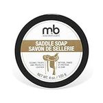 M&B Saddle Soap Tub, 125g/4oz | Leather Cleaning, Conditioning, Treatment & Protection, neutral