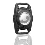 Xfopz Airtag Dog Collar Holder Waterproof Airtag Holder for Dog Collar, Sturdy TPU, Lightweight,Pet AirTag Case Compatible Apple AirTag,Black