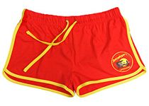 Lifeguardgear Baywatch Ladies Shorts, Red, M