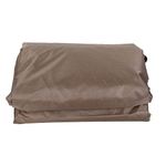 TOPINCN Waterproof Polyester Square Hot Tub Cover Outdoor Spa Covers Square Hot Tub Cover Hot Tub Outdoor Cover Hot Tub Cover Protector (Coffee)