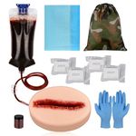 MedEduQuest Laceration Wound Packing Trainer Kit, Stop The Bleed Training Kit, Bleed Control Kit for Medical Classes - Carrying Bag