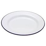 Enamel Pie/Dinner Plate 24cm -Perfect for Apple pies. (Pack of 2)