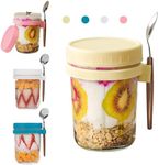 KITERI 4Pack Overnight Oats Jars wi