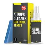 PRO SPIN Ping Pong Paddle Cleaner - Table Tennis Rubber Cleaning Kit - 200ml Rubber Cleaner & Sponge Included | Eliminate Dirt & Dust | Optimal Spin & Control | Preserve Rubber & Restore Tackiness