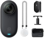 Insta360 GO 3 128GB – Vlogging Camera for Creators, Vloggers with Flip Touchscreen, Small, Light and Portable Action Camera, Hands-Free POV, Mount Anywhere, Stabilization, Remote Preview, Waterproof