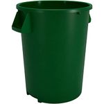 Sparta Bronco Round Waste Bin Trash Container 20 Gallon - Green