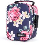 Smell Proof Bag with Combination Lock Lunch Bag File Organizer Case Container; Medicine Lock Bag Travel Storage Case Christmas Gifts for Women