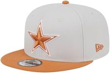 New Era Men's Stone/Brown Dallas Cowboys Two-Tone Color Pack 9FIFTY Snapback Hat