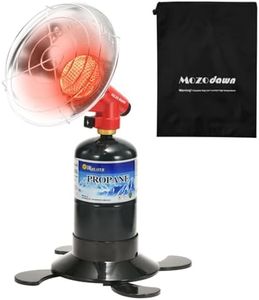 Mozodawn Portable Propane Heater for Camping, Portable Heaters for Outdoor Use with Piezo Ingnition, Small Propane Heater with Gas Tank Holder Rapid Heating For Patio, Tent, Ice Fishing, Hunting