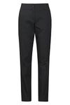 Mountain Warehouse Coastal Stretch Womens Trousers - Regular Length, Lots of pockets, Breathable, Lightweight Ladies Pants -Best for Walking, Hiking, Outdoors & Trekking Black 14