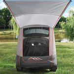 MTDASB SUV Trunk Tents,car Camping Essentials,car Tent Rainproof, Sun Protection Sunshade, and Mesh Transparent Mosquito net,Universal SUV Waterproof 3000MM UPF 50+