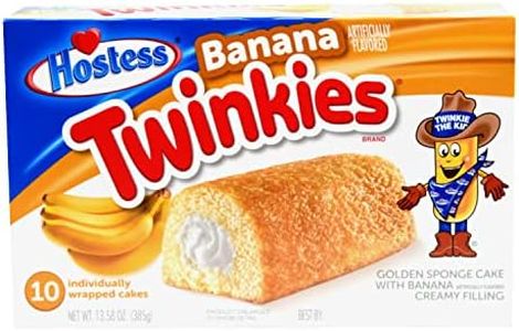 Hostess Banana Twinkies Cake 38 g (Pack of 10)