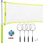 Franklin Sports Advanced Badminton/Volleyball Set