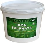 (5 KG) Iron Sulphate Fertiliser & Lawn Tonic - Easily Soluble Dry Powder - Grass Greener, Turf Hardener, Lawn Conditioner - Multi-purpose Garden and Lawn Treatment.