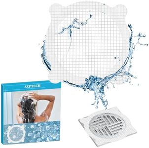 30 Pack Disposable Shower Drain Hair Catcher，Shower Drain Dog Hair Catcher Cover for Showers & Bathtubs Mesh Stickers，Mesh Filter Sink Strainer Stickers (30 Pack)
