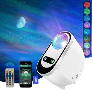 CTDZLED Galaxy Star Projector Starry Night Light, 3 in 1 LED Northern Lights Aurora Projector, 6 White Noise Starry Moon Light with Bluetooth Speaker for Adult Kids Gift, Bedroom, Room Decor