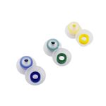 Linsoul TANGZU Tang Sancai Narrow Bore, Medical-Grade Silicone Eartips for IEMs, Replacement Silicone IEM Tips, for KZ ZS10 Pro 2, SuperMix 4,Hype4,Orchestra Lite, Earphones (S/M/L-3Pairs)
