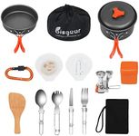 Bisgear 16pcs Camping Cookware Back