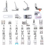 ◕‿◕ Professional Domestic 42 pcs Sewing Machine Presser Feet Set for Brother, Babylock, Singer, Janome, Elna, Toyota, New Home, Simplicity, Necchi, Kenmore, and White Low Shank Sewing Machines