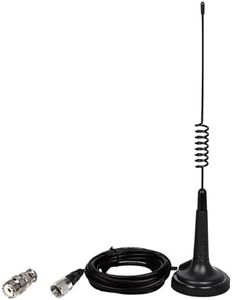 27MHz CB Radio Antenna 13inch with BNC Adaptor and Magnetic Mount for President Midland Cobra Uniden Anytone Truck Radios