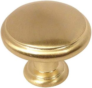 Cosmas 5422bb Laiton brossé Cabinet Hardware Bouton de champignon – Lot de 10