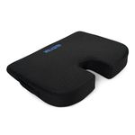 WELLGIVER Memory Foam Car Seat Cushion for Driving – Orthopedic Seat Cushion for Car & Office Chair, Tailbone & Sciatica Pain Relief, Ergonomic Coccyx Support Pillow with Breathable Cover