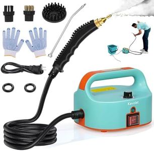 Kavolet Steam Cleaner 1500W High Temperature High Pressure Mobile Cleaning Machine Steam Cleaner 50-400ml/min Multi Purpose 3.5Bar Handheld Pressurized Steam Cleaner