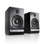 Audioengine HD4 Wireless Speaker Bluetooth | Computer Speakers | Home Music System aptX HD | 120W Powered Stereo | 24-bit DAC (Black)