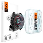 Spigen EZ Fit Tempered Glass Screen Protector for Garmin Fēnix 7X - 2 Pack