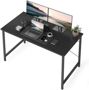 CubiCubi Computer Desk 40" Home Office Laptop Desk Study Writing Table, Modern Simple Style, Black