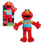 Sesame Street 13-inch Sing-Along Plush Elmo with Lights and Sounds, Super-Soft and Huggable, Officially Licensed Kids Toys for Ages 18 Month, Gifts and Presents