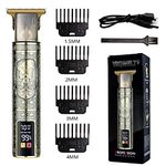 Hair Clippers for Men, Lapluied Professional Electric Haircut, Cordless Hair Trimmer for Men, Baldheaded Clipper Zero Gapped Beard Trimmer & Grooming Kit, T-Bladeds Outliner Grooming Rechargeable LED Display Pirate Style